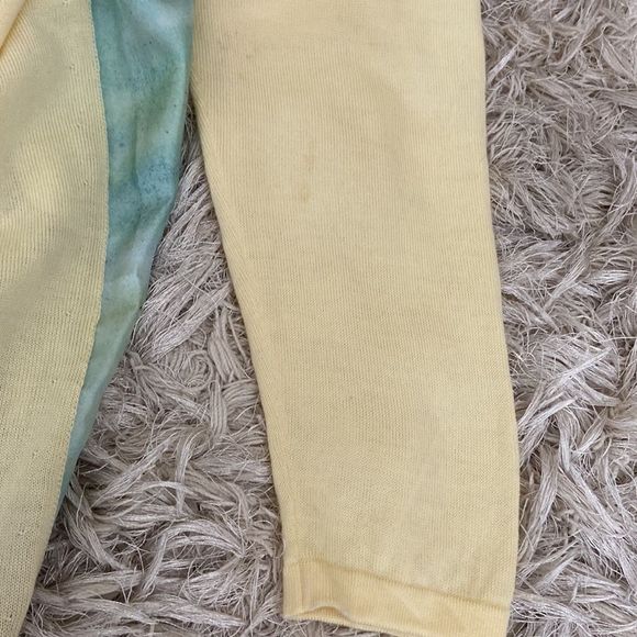 Lanvin Rare Stunning Babar Edition Yellow Virgin Wool/Silk Cardigan size L - Picture 11 of 13